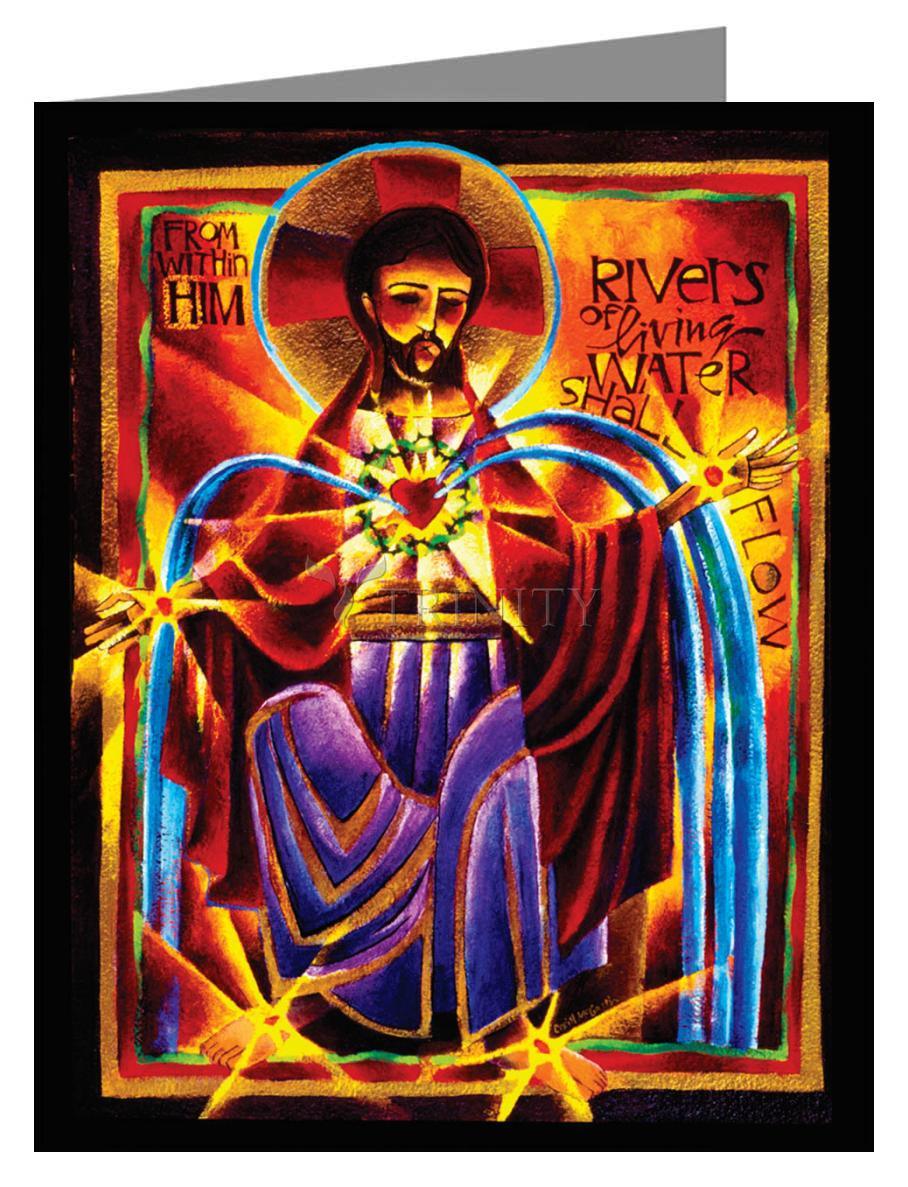 Rivers of Living Water - Note Card Custom Text by Br. Mickey McGrath, OSFS - Trinity Stores