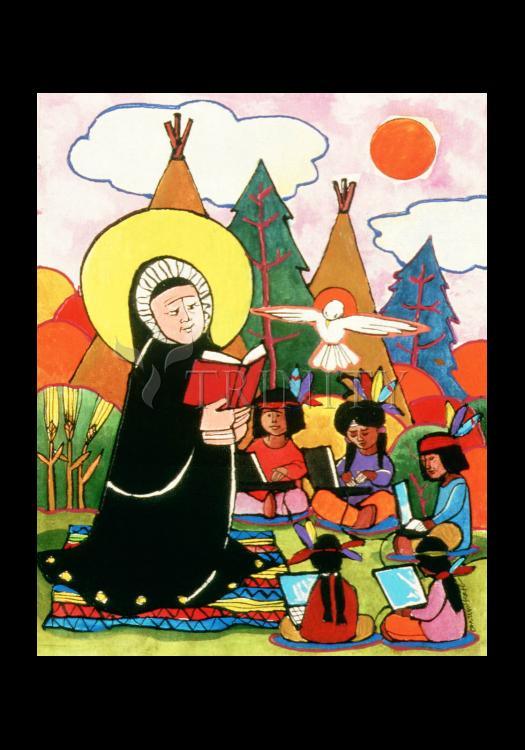St. Rose Duchesne - Holy Card by Br. Mickey McGrath, OSFS - Trinity Stores