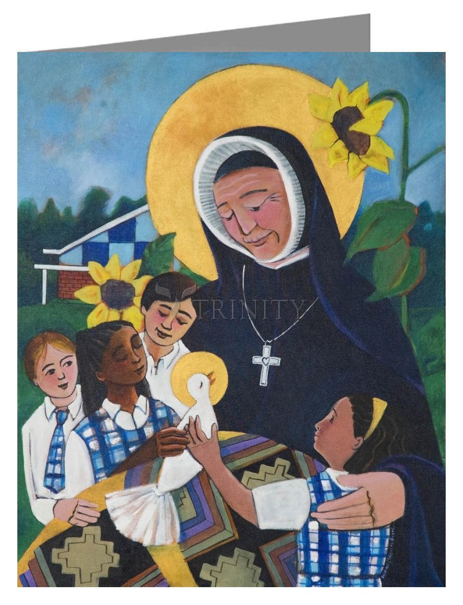St. Rose Duchesne - Note Card by Br. Mickey McGrath, OSFS - Trinity Stores