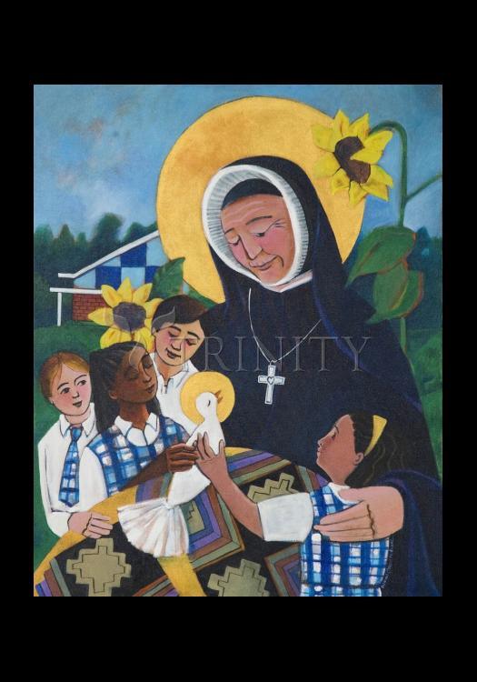 St. Rose Duchesne - Holy Card by Br. Mickey McGrath, OSFS - Trinity Stores