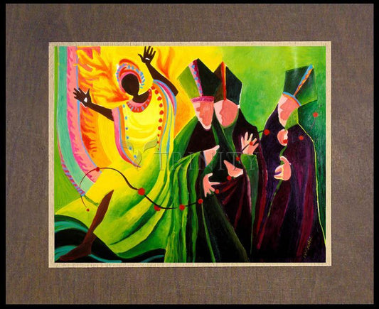 Sr. Thea Bowman: Rise Up Shepherds - Wood Plaque Premium by Br. Mickey McGrath, OSFS - Trinity Stores