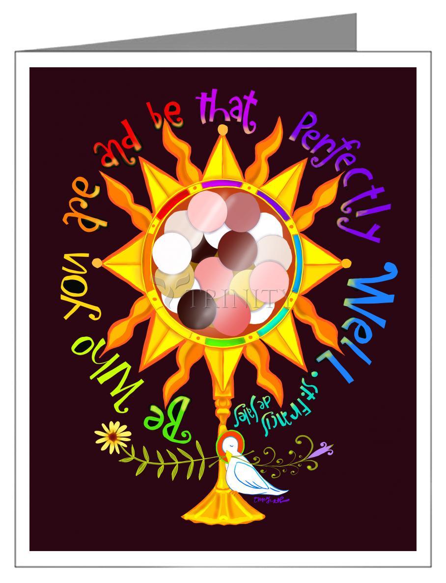 St. Francis de Sales' Body of Christ - Note Card Custom Text by Br. Mickey McGrath, OSFS - Trinity Stores