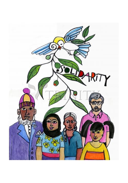 Solidarity - Holy Card by Br. Mickey McGrath, OSFS - Trinity Stores