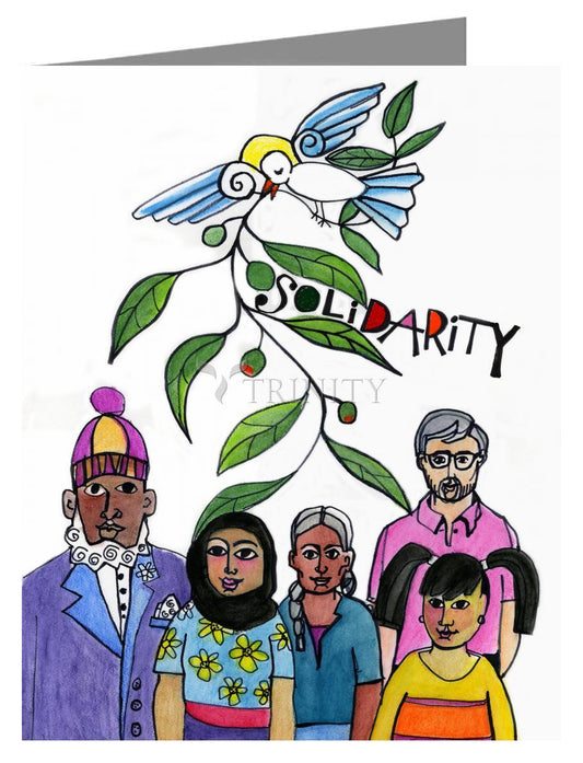 Solidarity - Note Card by Br. Mickey McGrath, OSFS - Trinity Stores