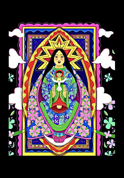 Mary, Seat of Eastern Wisdom - Holy Card by Br. Mickey McGrath, OSFS - Trinity Stores