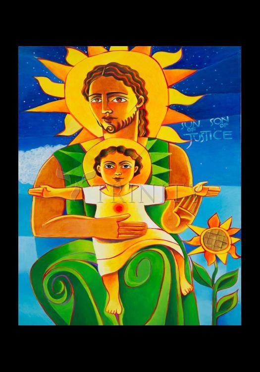 Son of Justice - Holy Card by Br. Mickey McGrath, OSFS - Trinity Stores
