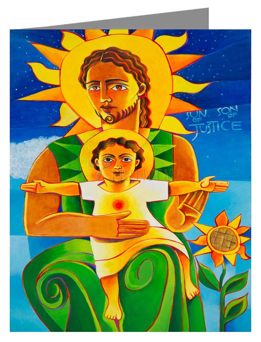 Son of Justice - Note Card by Br. Mickey McGrath, OSFS - Trinity Stores