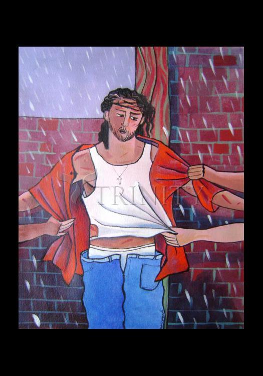 Stripped - Holy Card by Br. Mickey McGrath, OSFS - Trinity Stores