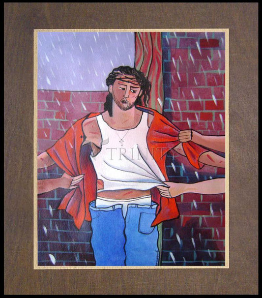 Stripped - Wood Plaque Premium by Br. Mickey McGrath, OSFS - Trinity Stores