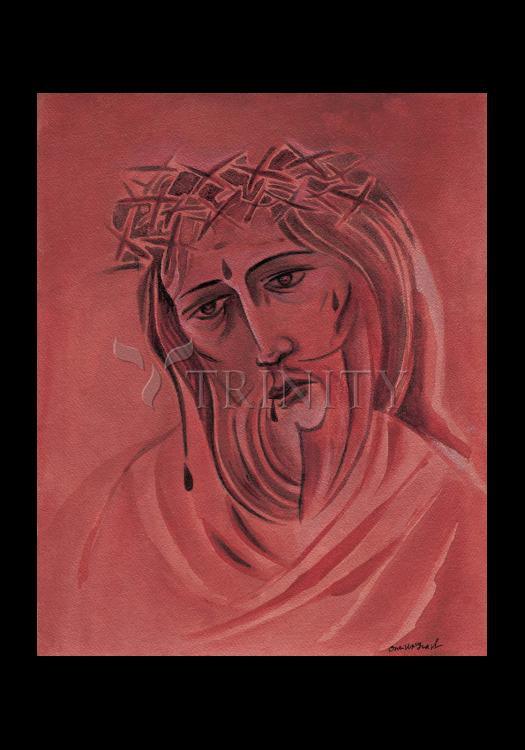 Suffering Servant - Holy Card by Br. Mickey McGrath, OSFS - Trinity Stores