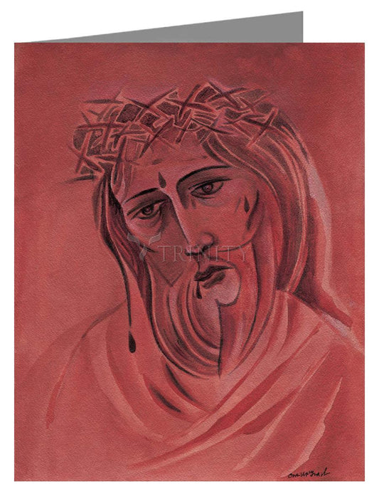 Suffering Servant - Note Card by Br. Mickey McGrath, OSFS - Trinity Stores
