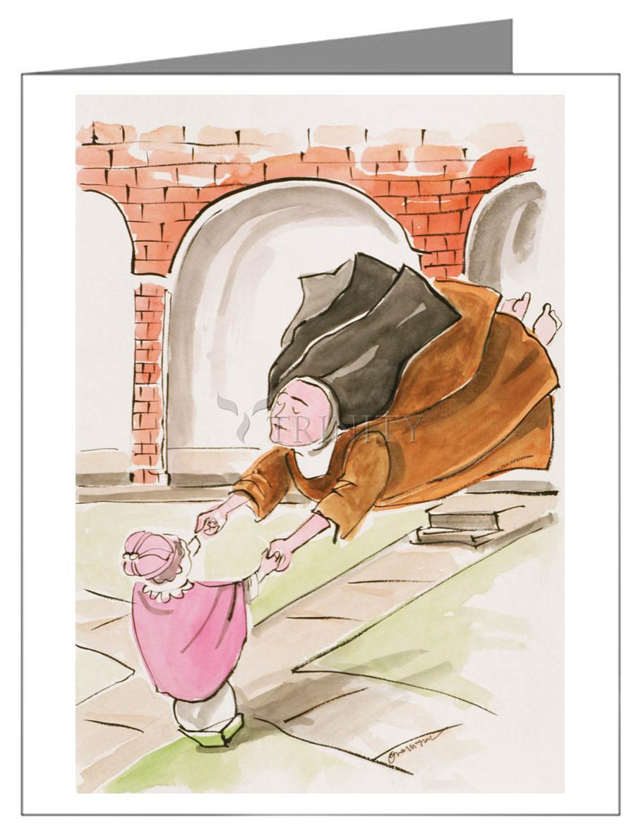 St. Thérèse on Air - Note Card Custom Text by Br. Mickey McGrath, OSFS - Trinity Stores