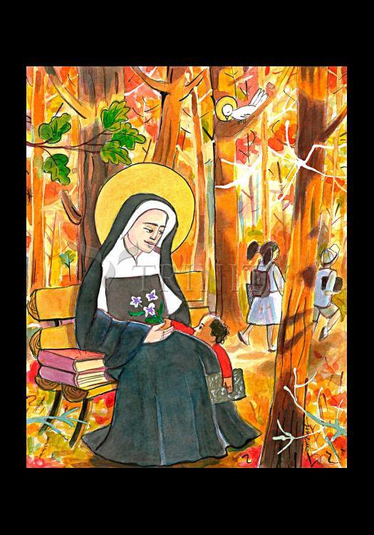 St. Mother Théodore Guérin - Holy Card by Br. Mickey McGrath, OSFS - Trinity Stores