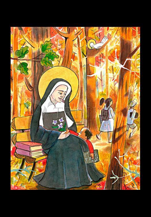 St. Mother Théodore Guérin - Holy Card by Br. Mickey McGrath, OSFS - Trinity Stores