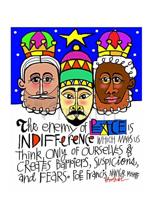 Three Kings - Holy Card by Br. Mickey McGrath, OSFS - Trinity Stores