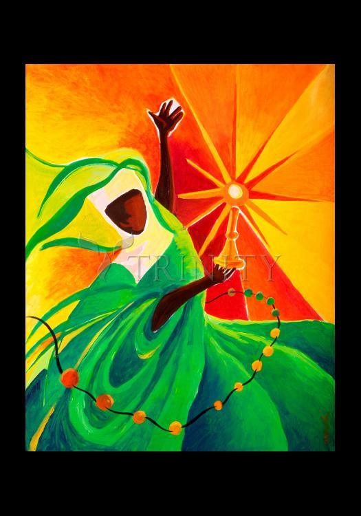 Sr. Thea Bowman: This Little Light Of Mine - Holy Card by Br. Mickey McGrath, OSFS - Trinity Stores