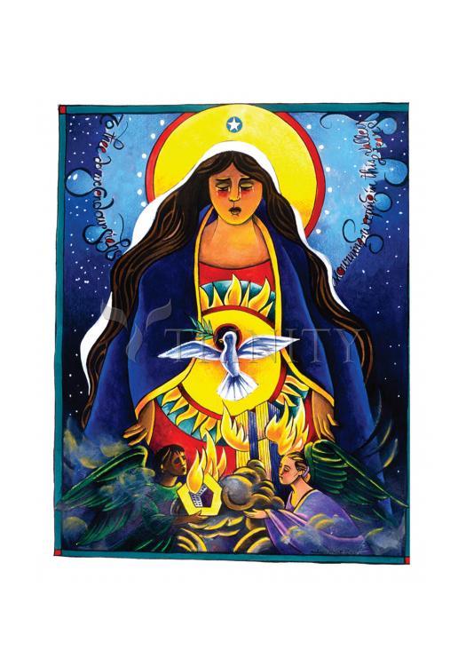 Tower of Mercy - Holy Card by Br. Mickey McGrath, OSFS - Trinity Stores