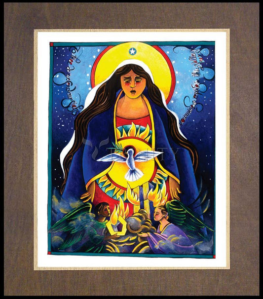 Tower of Mercy - Wood Plaque Premium by Br. Mickey McGrath, OSFS - Trinity Stores