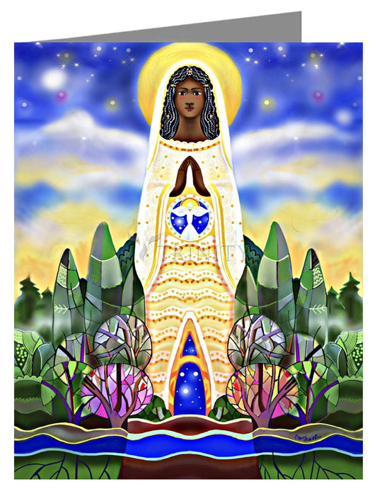 Mary, Tower of Power - Note Card Custom Text by Br. Mickey McGrath, OSFS - Trinity Stores