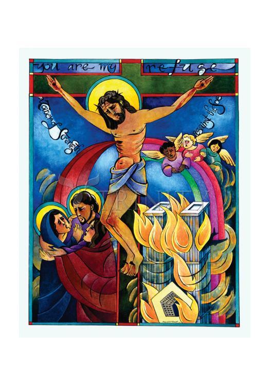 Tower of Strength - Holy Card by Br. Mickey McGrath, OSFS - Trinity Stores