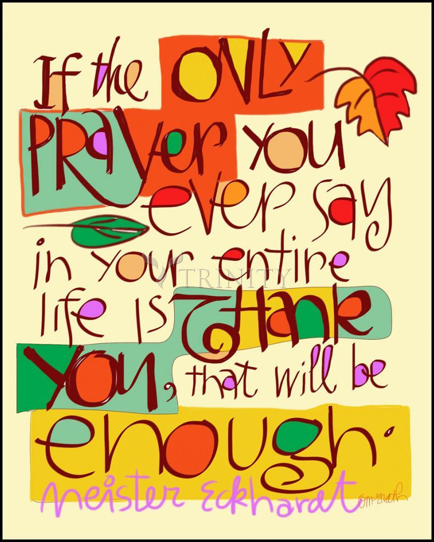 Thank You Prayer - Wood Plaque by Br. Mickey McGrath, OSFS - Trinity Stores