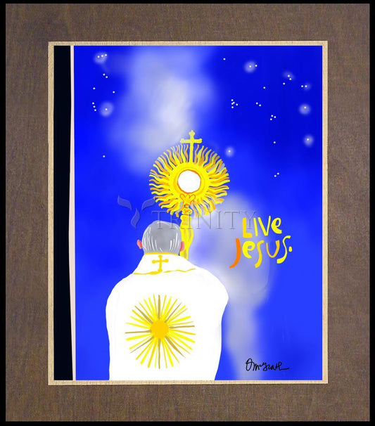 Urbi et Orbi (To the city, Rome, and to the World) - Wood Plaque Premium by Br. Mickey McGrath, OSFS - Trinity Stores