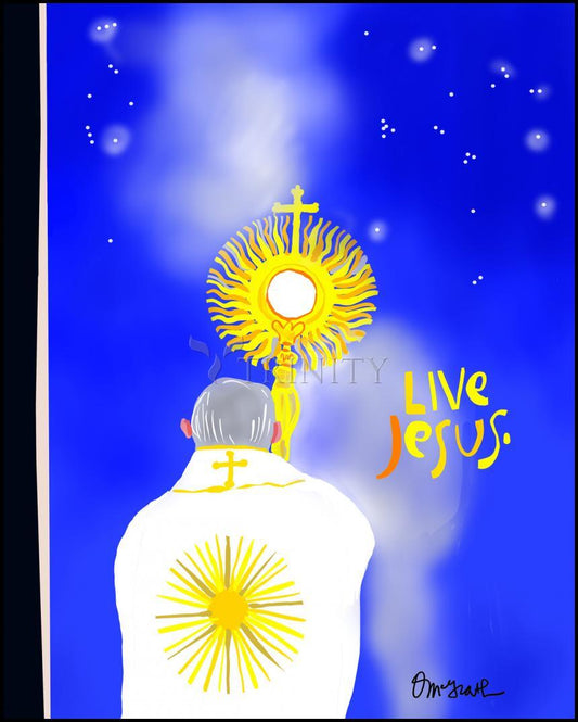 Urbi et Orbi (To the city, Rome, and to the World) - Wood Plaque by Br. Mickey McGrath, OSFS - Trinity Stores