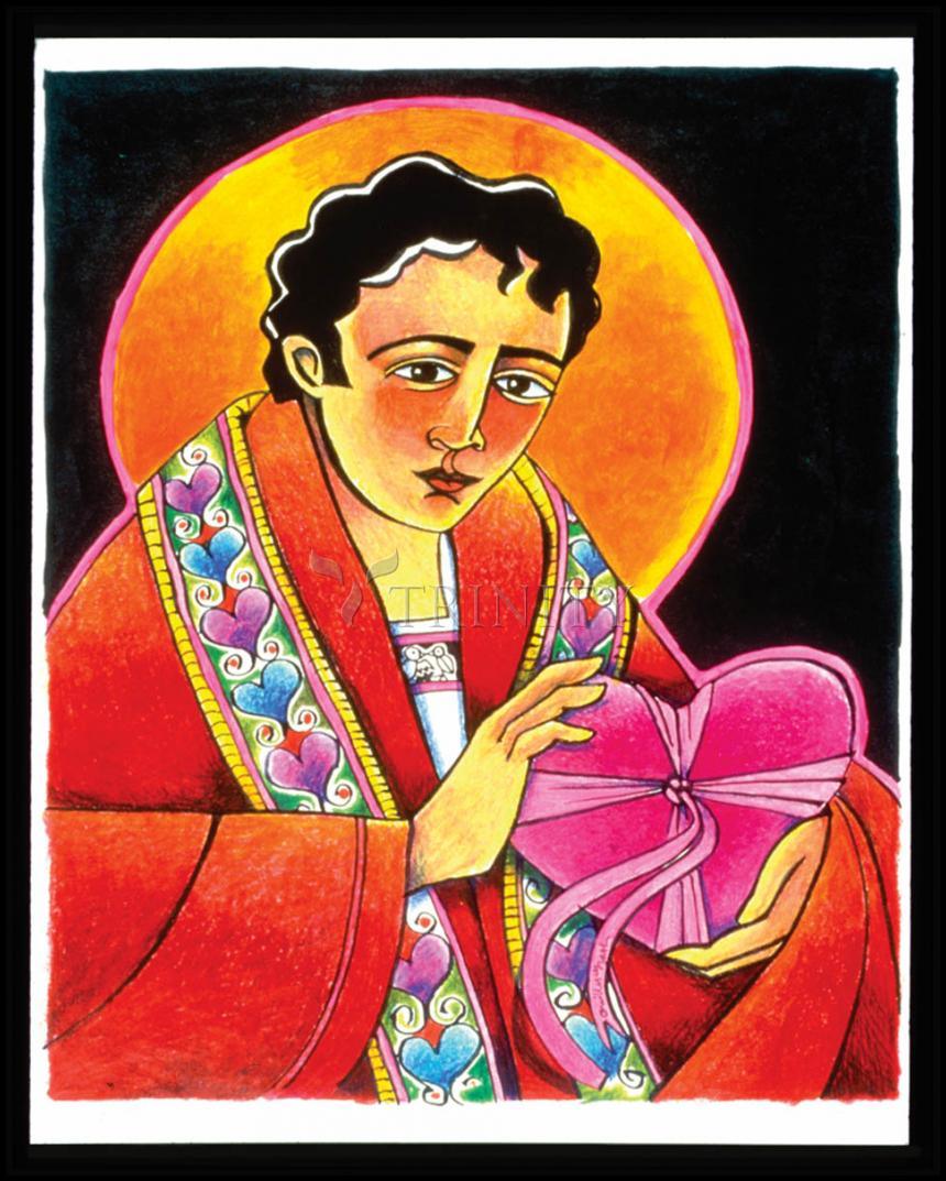 St. Valentine - Wood Plaque by Br. Mickey McGrath, OSFS - Trinity Stores