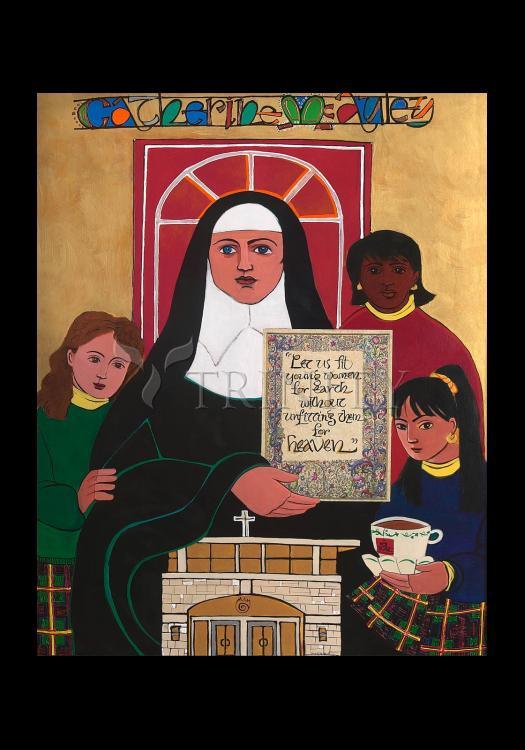 Ven. Catherine McAuley - Holy Card by Br. Mickey McGrath, OSFS - Trinity Stores