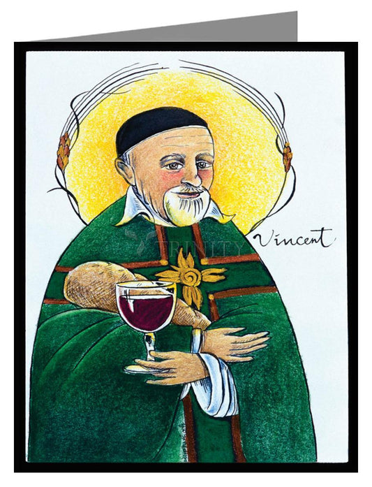 St. Vincent de Paul - Note Card by Br. Mickey McGrath, OSFS - Trinity Stores