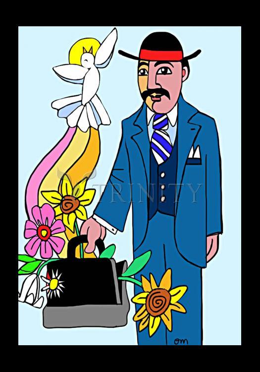 Ven. José Gregorio Hernández - Holy Card by Br. Mickey McGrath, OSFS - Trinity Stores