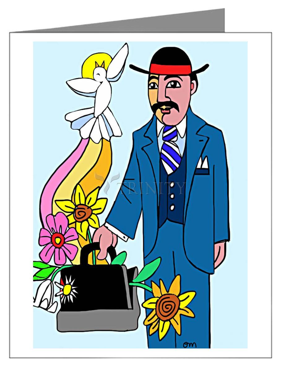 Ven. José Gregorio Hernández - Note Card by Br. Mickey McGrath, OSFS - Trinity Stores