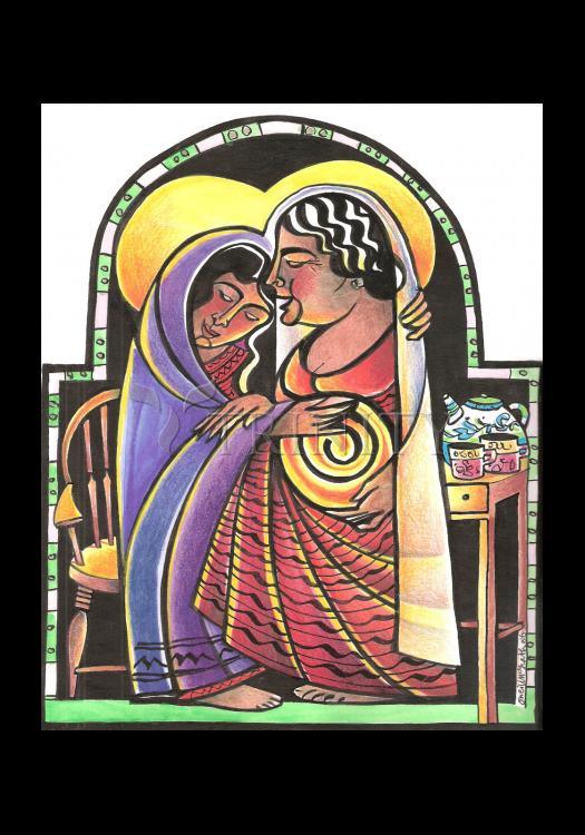 Visitation - Kitchen - Holy Card by Br. Mickey McGrath, OSFS - Trinity Stores