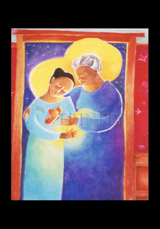 Visitation - Doorway - Holy Card by Br. Mickey McGrath, OSFS - Trinity Stores