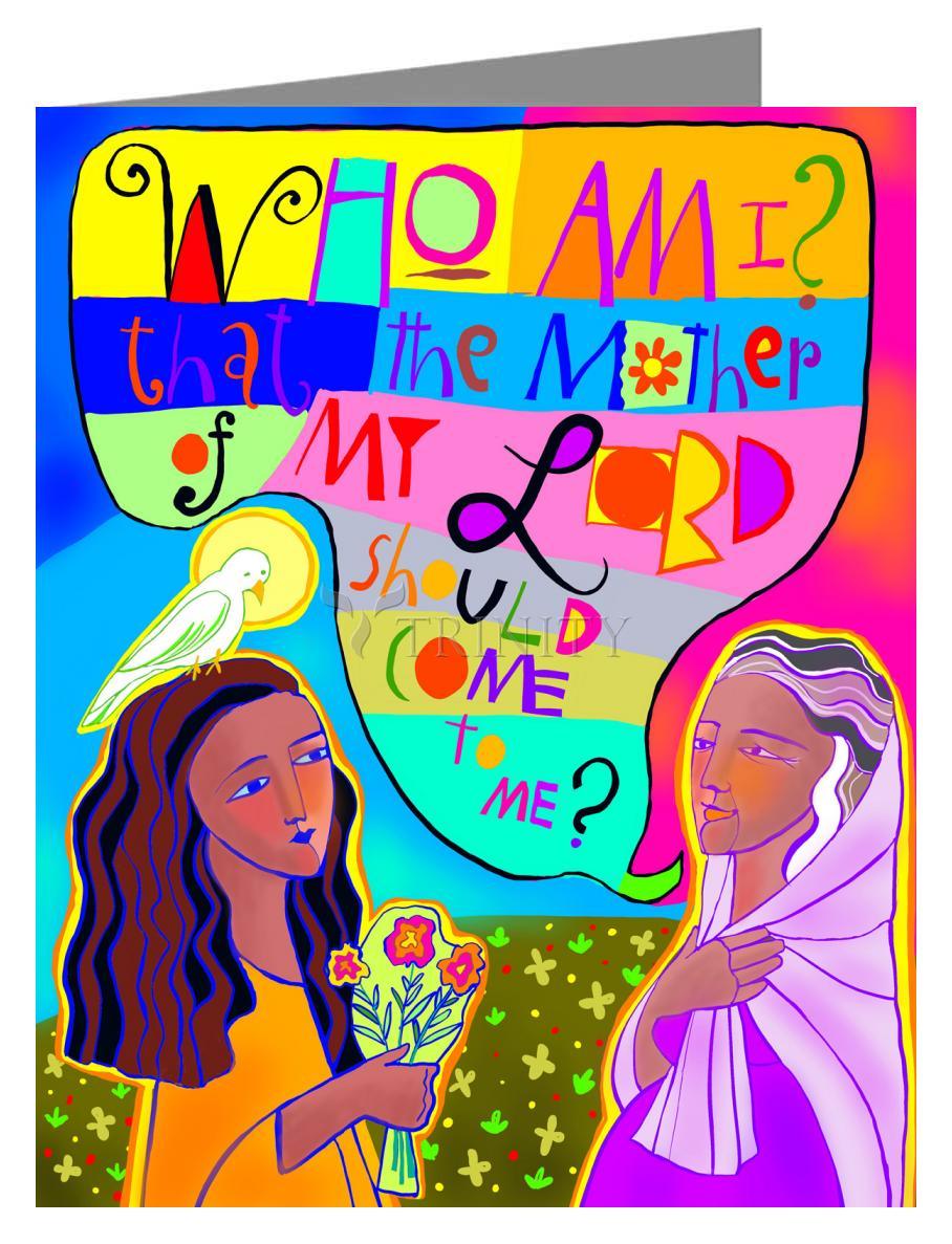 Visitation - Who Am I? - Note Card Custom Text by Br. Mickey McGrath, OSFS - Trinity Stores
