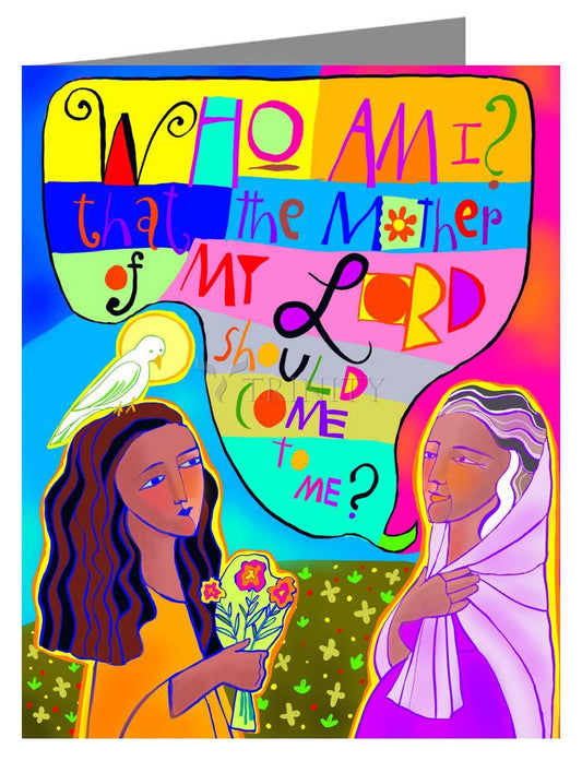 Visitation - Who Am I? - Note Card Custom Text by Br. Mickey McGrath, OSFS - Trinity Stores