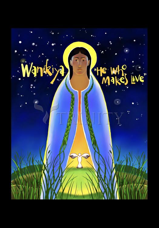 Wanikiya Jesus - Holy Card by Br. Mickey McGrath, OSFS - Trinity Stores