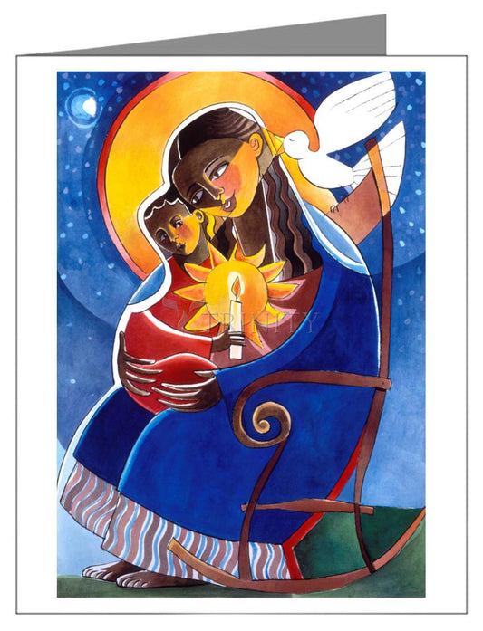 Mary, Seat of Wisdom - Note Card by Br. Mickey McGrath, OSFS - Trinity Stores