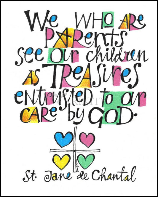 We Who Are Parents - Wood Plaque by Br. Mickey McGrath, OSFS - Trinity Stores