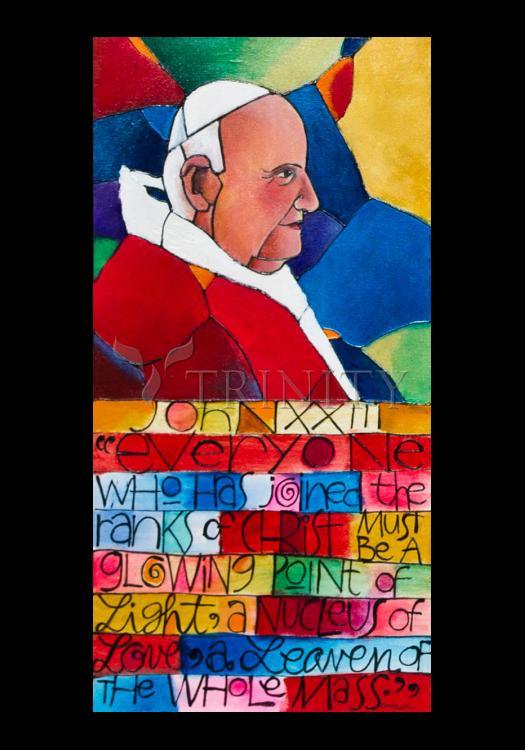 St. John XXIII - Holy Card by Br. Mickey McGrath, OSFS - Trinity Stores