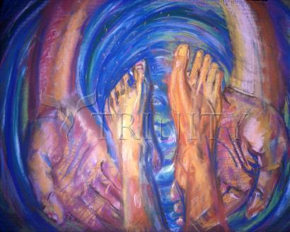 Foot Washing - Giclee Print by Fr. Bob Gilroy, SJ - Trinity Stores