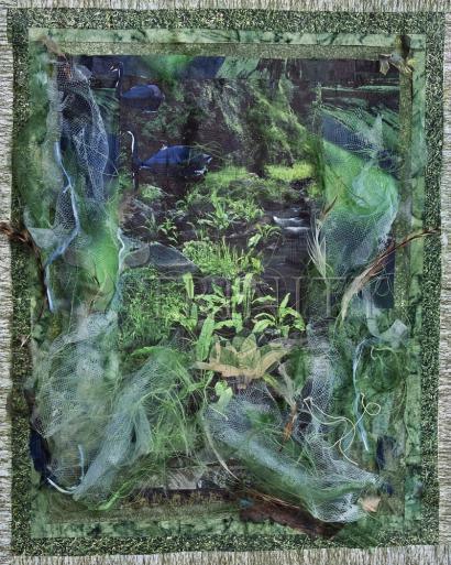 Two Swans In Garden - Giclee Print by Fr. Bob Gilroy, SJ - Trinity Stores