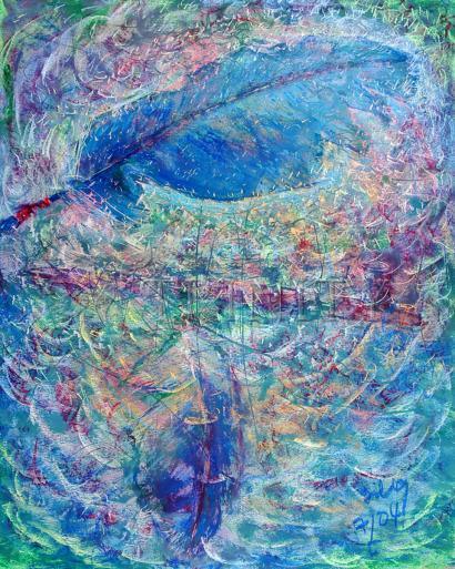 Two Feathers and a Pipe - Giclee Print by Fr. Bob Gilroy, SJ - Trinity Stores