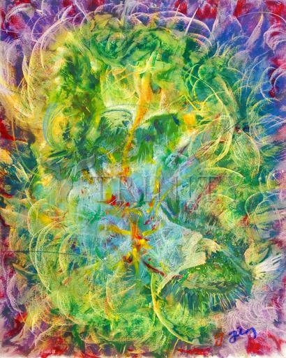 Two Guardian Eagles at the Tomb - Giclee Print by Fr. Bob Gilroy, SJ - Trinity Stores