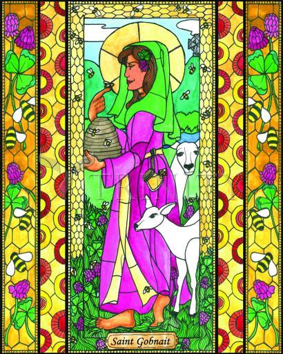 St. Gobnait - Giclee Print by Brenda Nippert - Trinity Stores