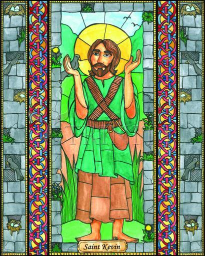 St. Kevin - Giclee Print by Brenda Nippert - Trinity Stores
