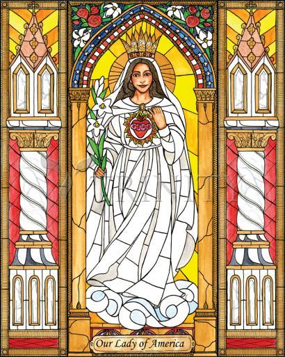Our Lady of America - Giclee Print by Brenda Nippert - Trinity Stores