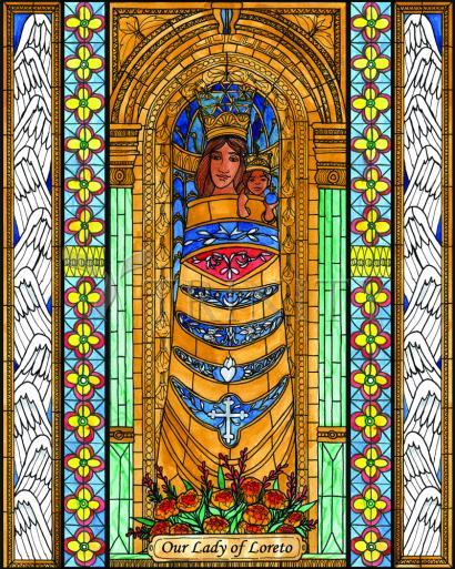 Our Lady of Loreto - Giclee Print by Brenda Nippert - Trinity Stores