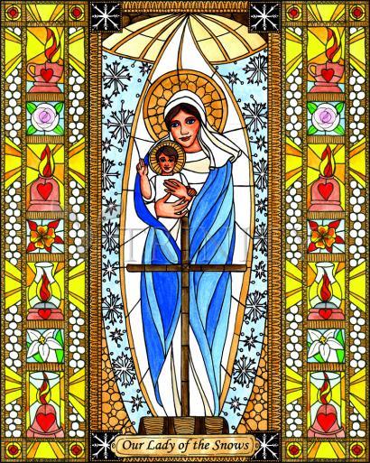 Our Lady of the Snows - Giclee Print by Brenda Nippert - Trinity Stores