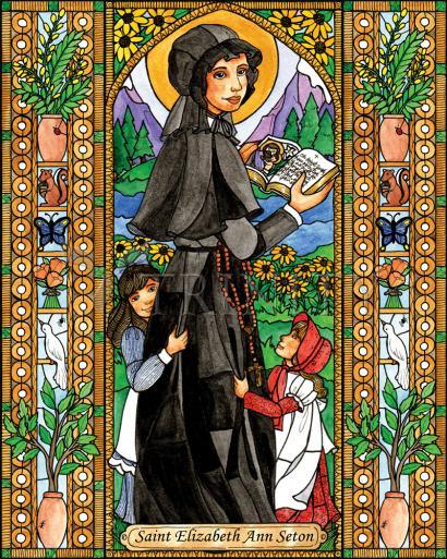 St. Elizabeth Ann Seton - Giclee Print by Brenda Nippert - Trinity Stores